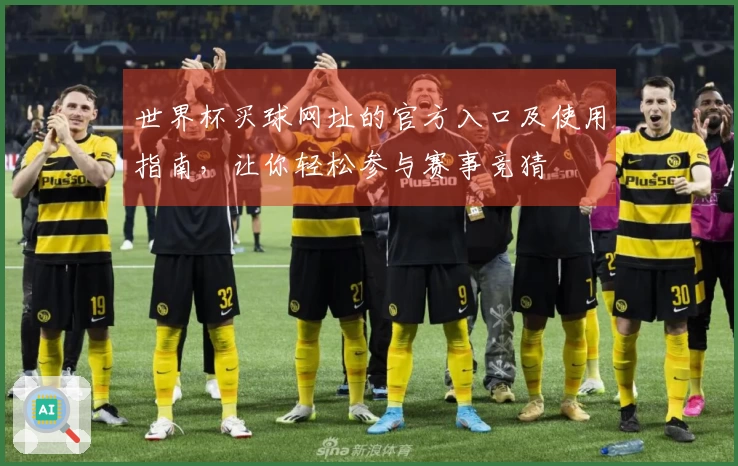 世界杯买球网址的官方入口及使用指南，让你轻松参与赛事竞猜